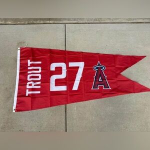 Mike Trout Los Angeles Angels Flag Banner 6ft